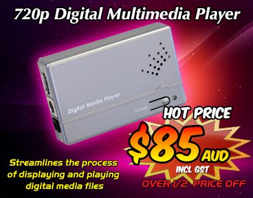 720p Digital Multimedia Player