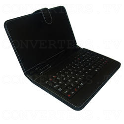 7 Inch Android Tablet Leather Case with Built-In Keyboard
