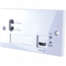 4K2K and 3D over CAT5e/6/7 Wall-plate Receiver with 24V PoC 4K2K and 3D over CAT5e/6/7 Wall-plate Receiver with 24V PoC