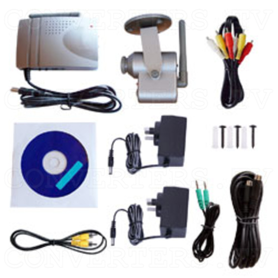 2.4GHz wireless CMOS camera & receiver with USB Video Capture - Full Kit