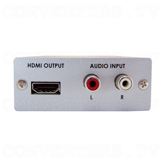 PC/HD with Audio to HDMI Format Converter - Back View