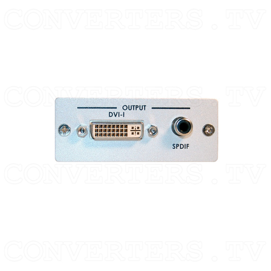 HDMI to DVI-D Converter with SPDIF Digital Audio - Front View