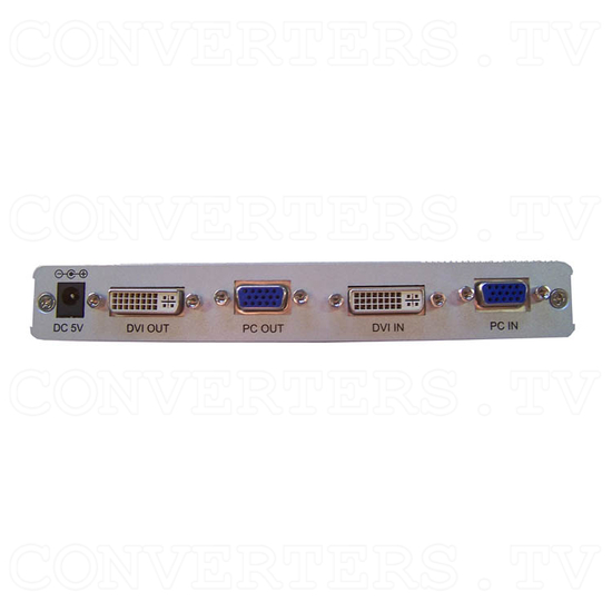 DVI Digital scaler with ultra high bandwidth - Back View