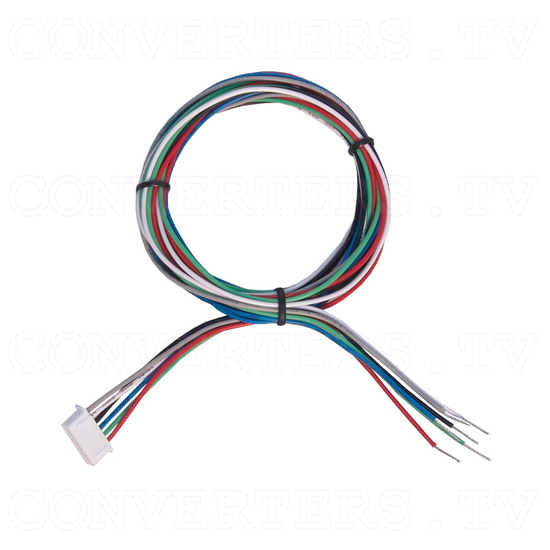 CGA to VGA Converter - LCD Suitable - Open Wire 6 Pin RGB Cable
