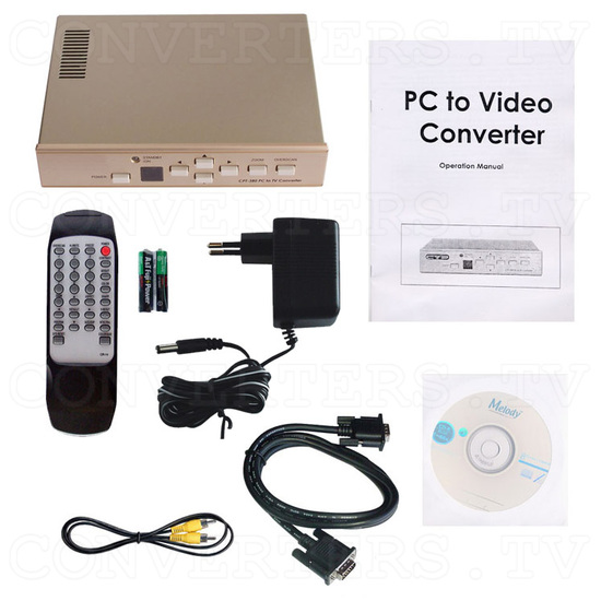 VGA to RGB or Video Converter - Full Kit