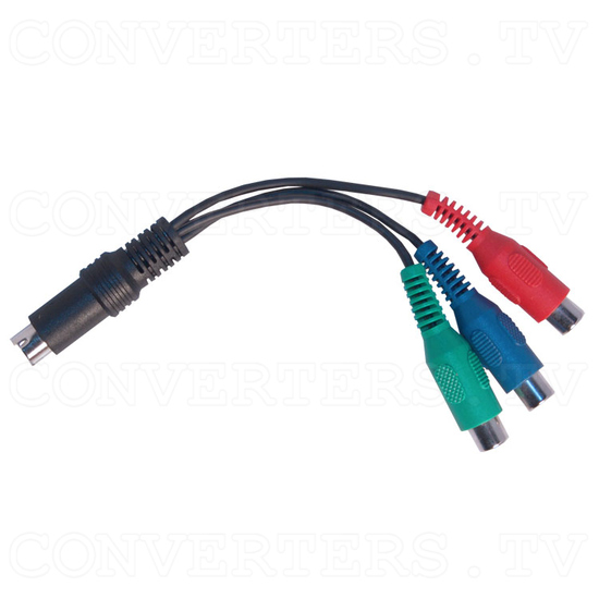 Video RGBs Scart to PC/HDTV DVI Converter - Component AV to RGB Adapter