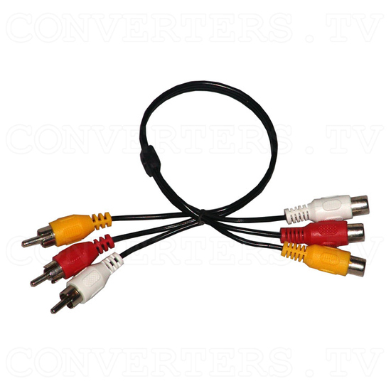 Video to XGA Converter - Video And Stereo AV cable (Male to Female)