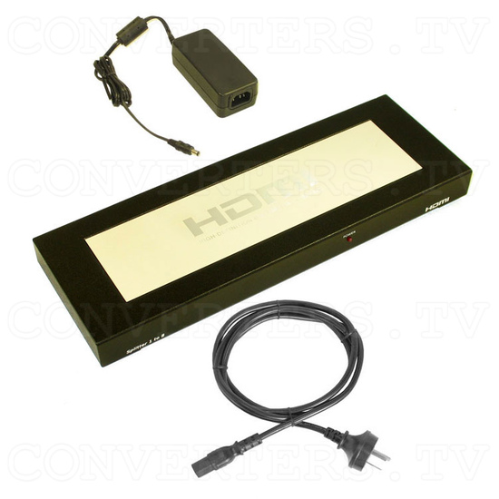 HDMI to HDMI Distributor Amplifier - 1 input : 8 output - Full Kit