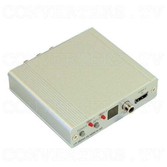 Dual HDMI to Component HD (Y/CrCb/PrPb) Converter - Full View