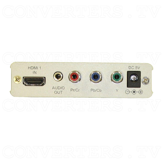 Dual HDMI to Component HD (Y/CrCb/PrPb) Converter - Back