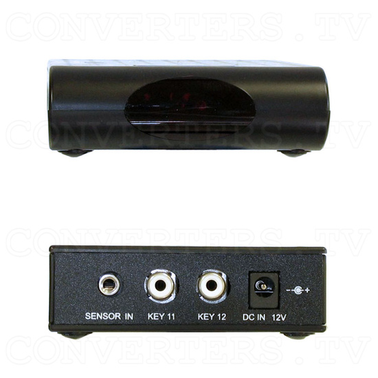 High Definition Digital WiFi Media Player 1080P-1 - Play Button Box Front and Back View
