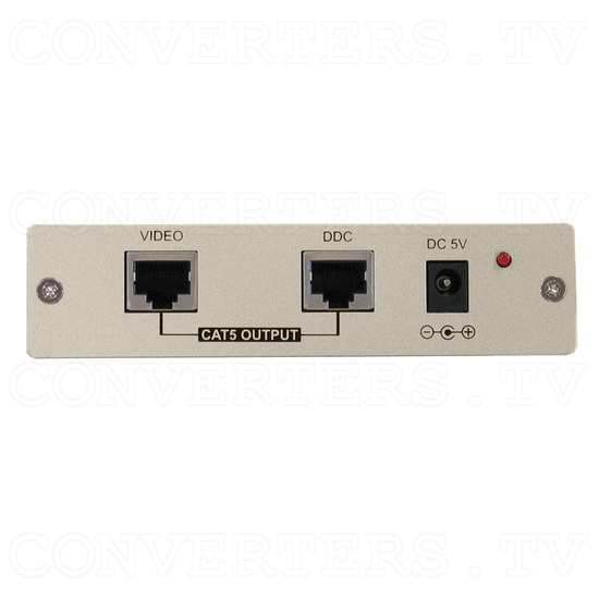 HDMI Video Transmitter over Cat5 Cable - 50m to 250m - Back View