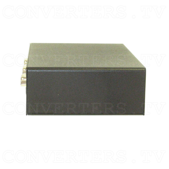 PC HD Component Distributor 1 input : 3 output w/ Stereo Audio - Side View