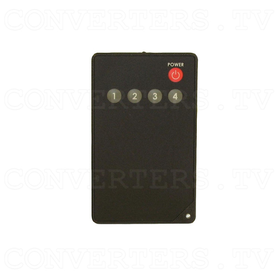 PC/HD Switcher 4 input : 1 output w/RS232 - Remote