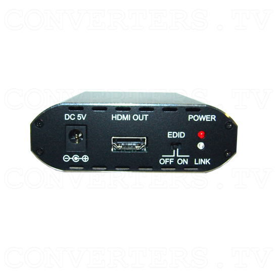 USB to HDMI Converter with RJ45 - Back View