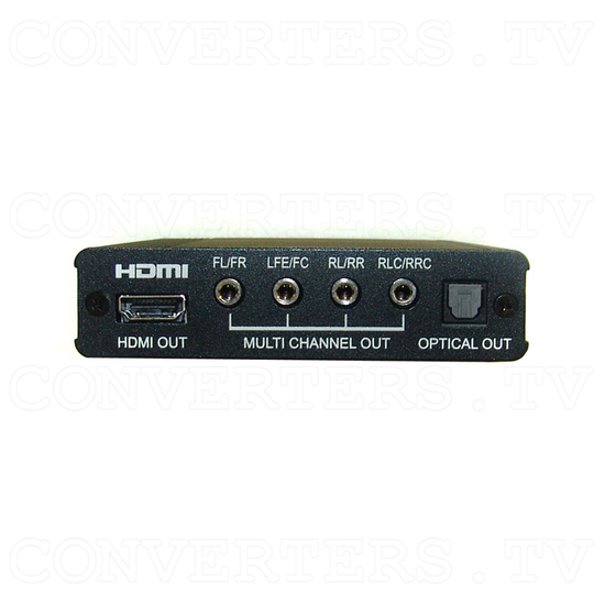 HDMI Repeater 1 In 1 Out with Audio Decoder - Front View