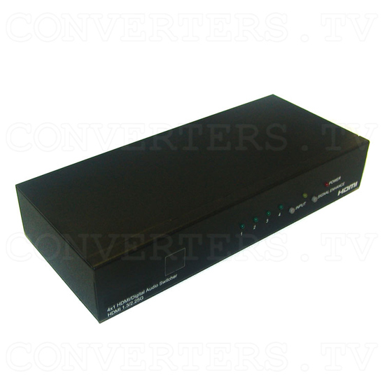 HDMI v1.3 Video and Digital Audio Selector 4in:1out - Full View