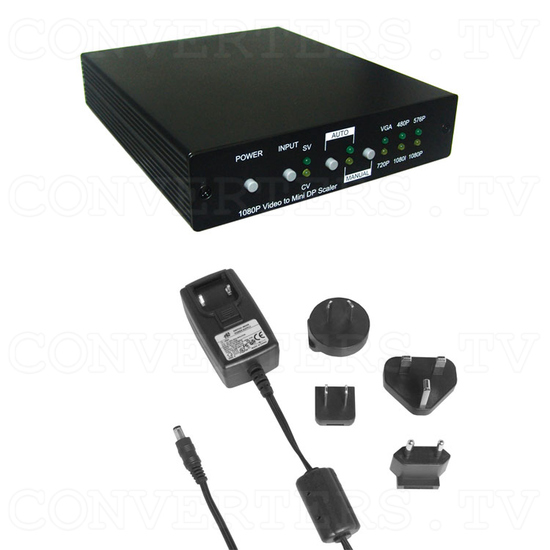 Video to Full HD Mini Display Port Scaler - Full Kit
