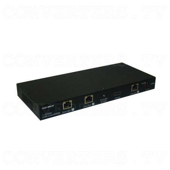 HDMI 1 In 8 Out Single CAT6 Splitter - Full View