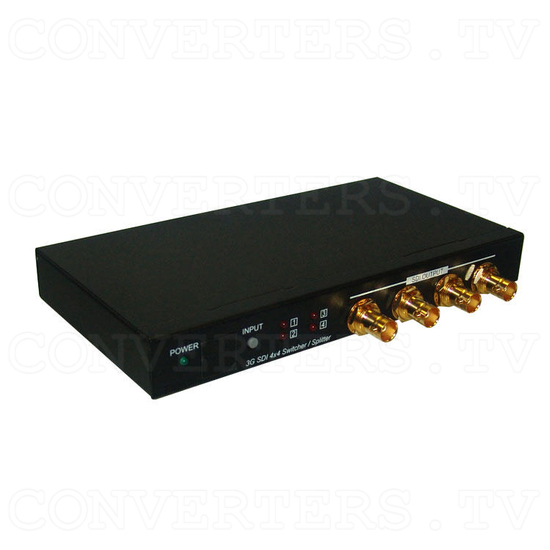 3G-SDI 4 In 4 Out Switcher and Splitter - Full View