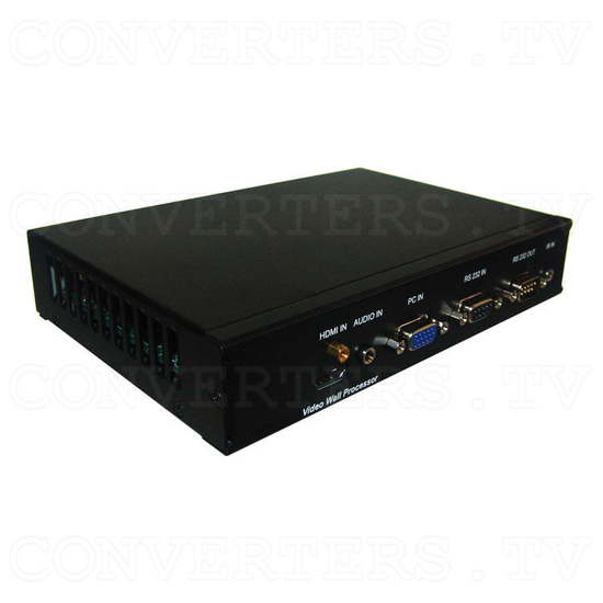 Video Wall Controller Processor for Video Walls - with RS232 and VGA/HDMI Upscale - Full View