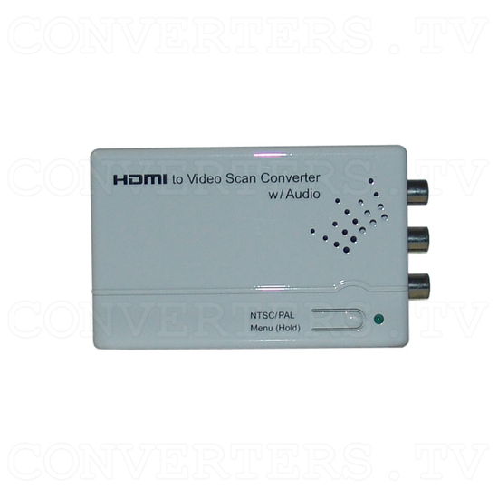 HDMI to Video Scan Converter with Audio Output - Top View
