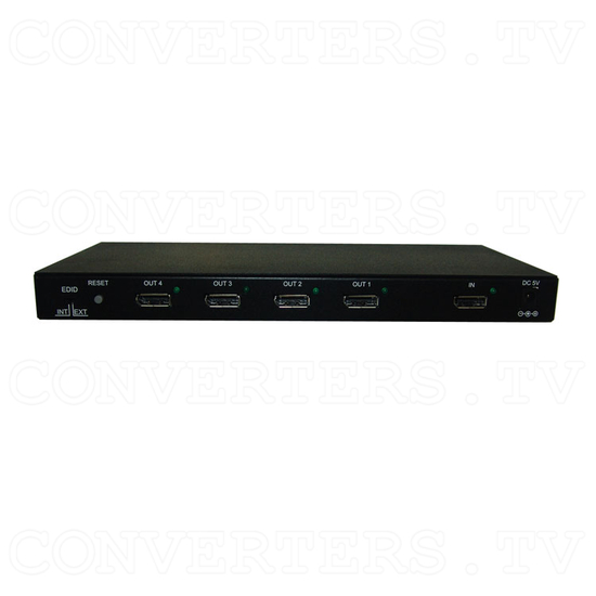 DisplayPort 1 In 4 Out Splitter - Back View