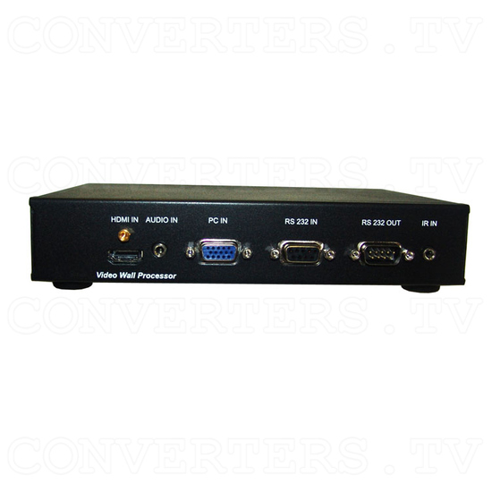 Video Wall Controller Processor for Video Walls - with RS232 and VGA/HDMI Upscale - Front View