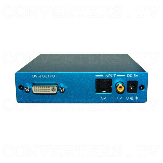 Video to DVI 1080p Scaler Box - Back View