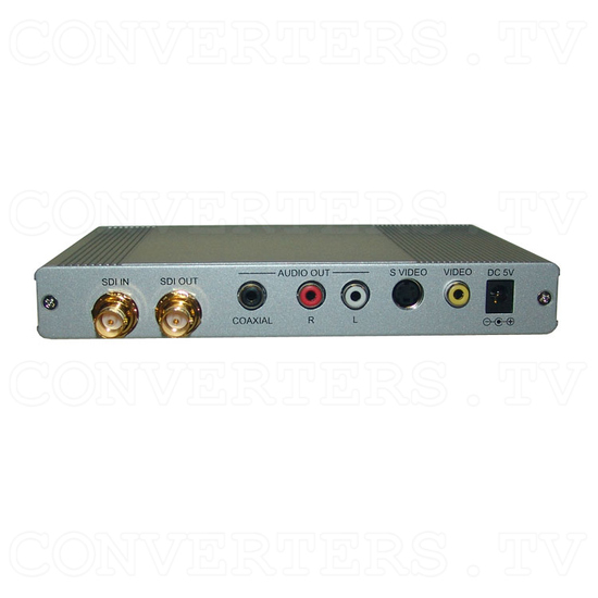 SDI to CV/SV Scaler with Audio - Back View