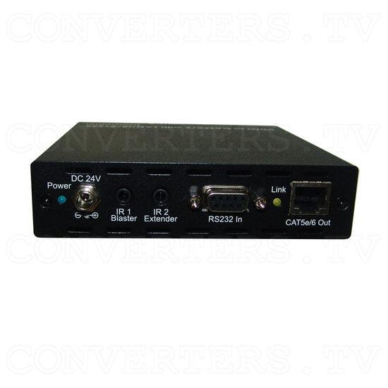 HDMI to One CAT5e/CAT6 Cable with LAN/PoE/IR Transmitter - Back View
