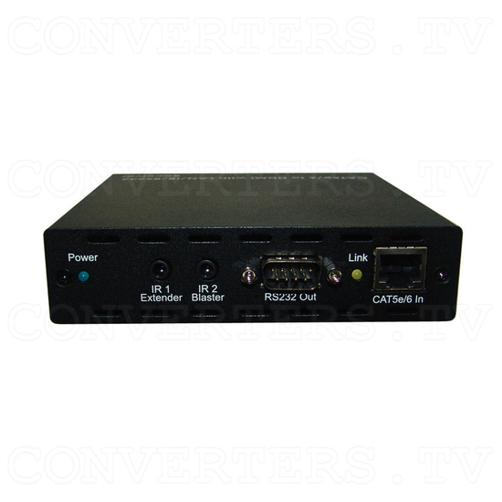 HDMI to One CAT5e/CAT6 Cable with LAN/PoE/IR Receiver - Back View