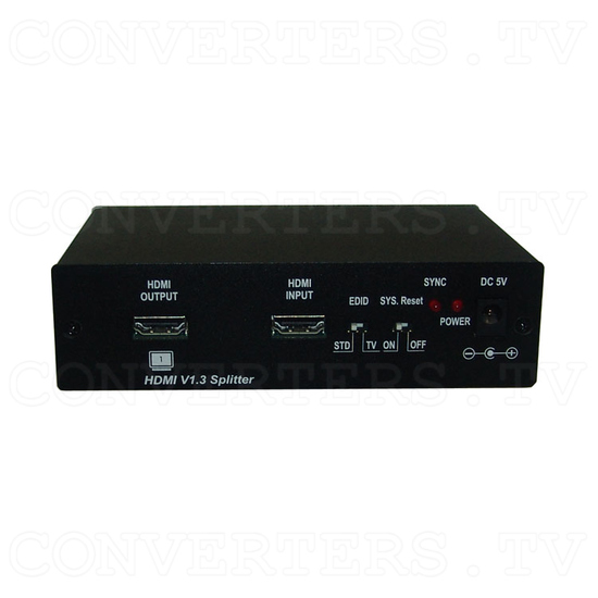 HDMI v1.3 1 In 4 Out with Multi-Channel Splitter - Front View