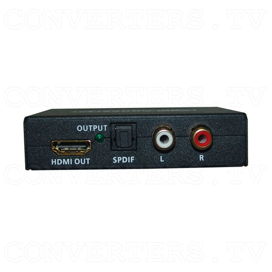 HDMI to HDMI with Digital Audio Decoder - Front View