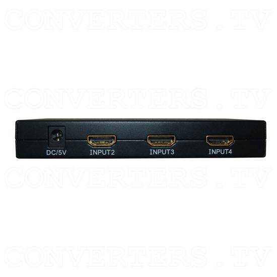 HDMI Switch 4 in 1 out - Back View