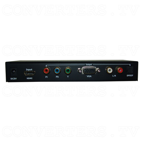 HDMI to VGA and Component Converter - Back View
