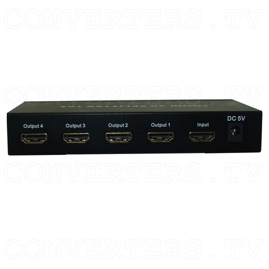 HDMI Splitter 1 in 4 out - Back View
