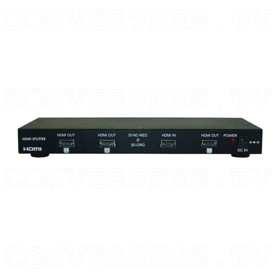 HDMI v1.3 1 In 8 Out 2D-3D Splitter - Back View