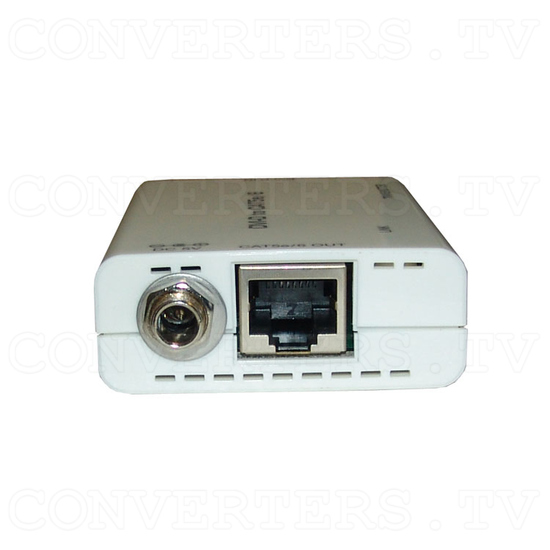 DVI over CAT5e/6 Transmitter and Receiver - Transmitter - Back