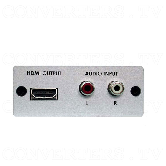 PC/HD With Audio to HDMI Format Converter - Back View