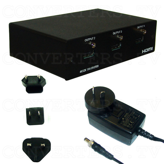 HDMI v1.4 1 Input 4 Output 4Kx2K Splitter - Full Kit