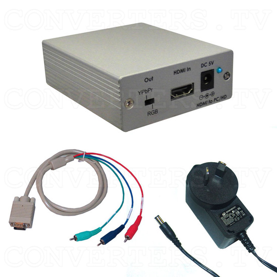 HDMI to PC/Component Converter with Audio Box - Full Kit