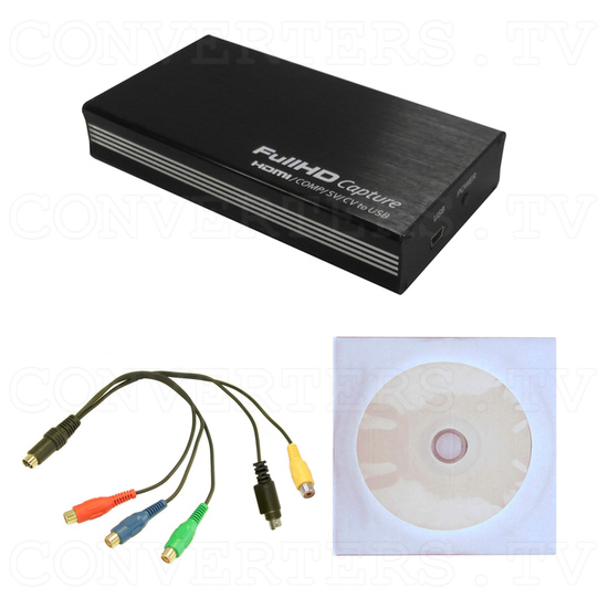Multi Format Video to USB HD Capture Box - Full Kit