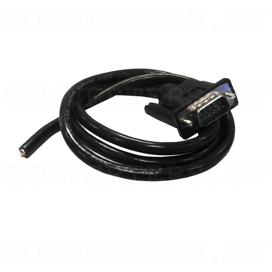 RGB, MDA, CGA, EGA to VGA Converter - VGA to 6 open wire cable