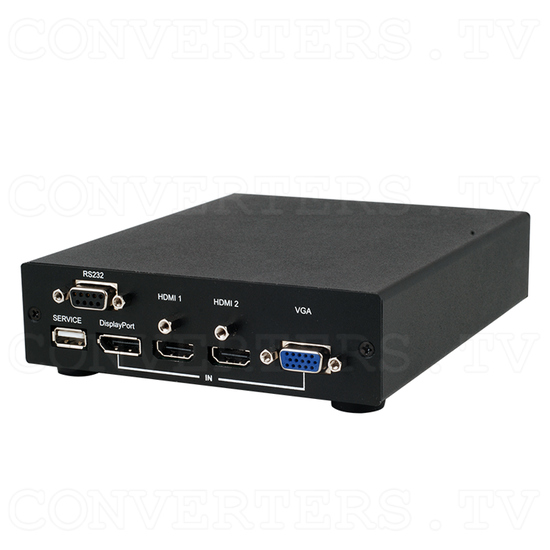HDMI DisplayPort VGA 3D-2D Scaler with 3D Bypass - Angle View