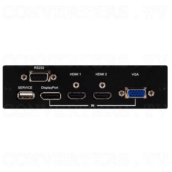 HDMI DisplayPort VGA 3D-2D Scaler with 3D Bypass - Back View
