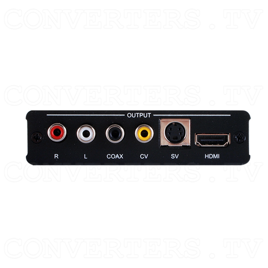 HDMI to CV/SV Scaler with HDMI Bypass (Apple Compatible) - Front View