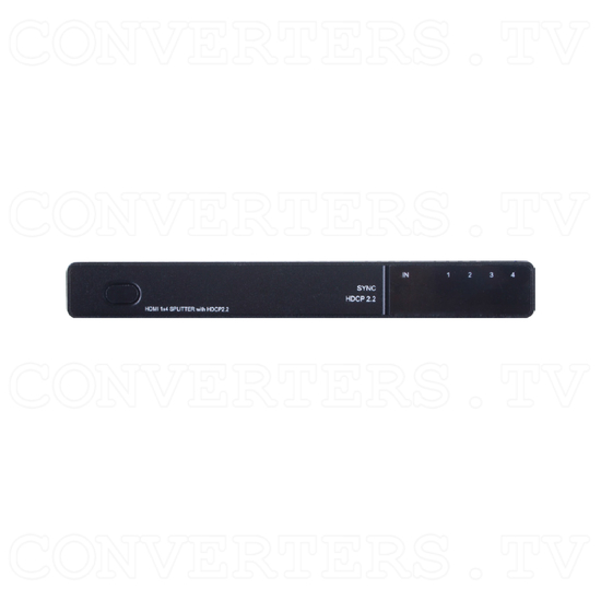 HDMI UHD 4k2k 1 In x 4 Out Splitter with HDCP 2.2 - Front View