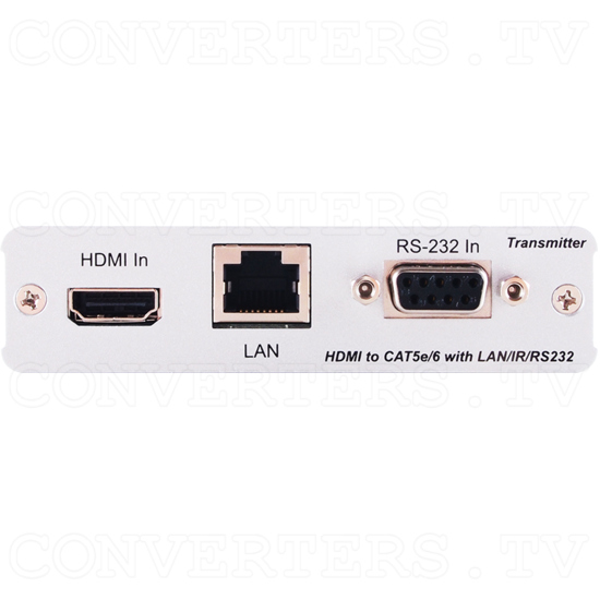 HDBaseT HDMI over CAT5e/6 Transmitter w/dual PoE - ID#15335 Front View Tx.png