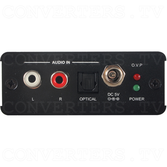 HDMI 6G Audio Bridge with Pattern Generator - Back View
